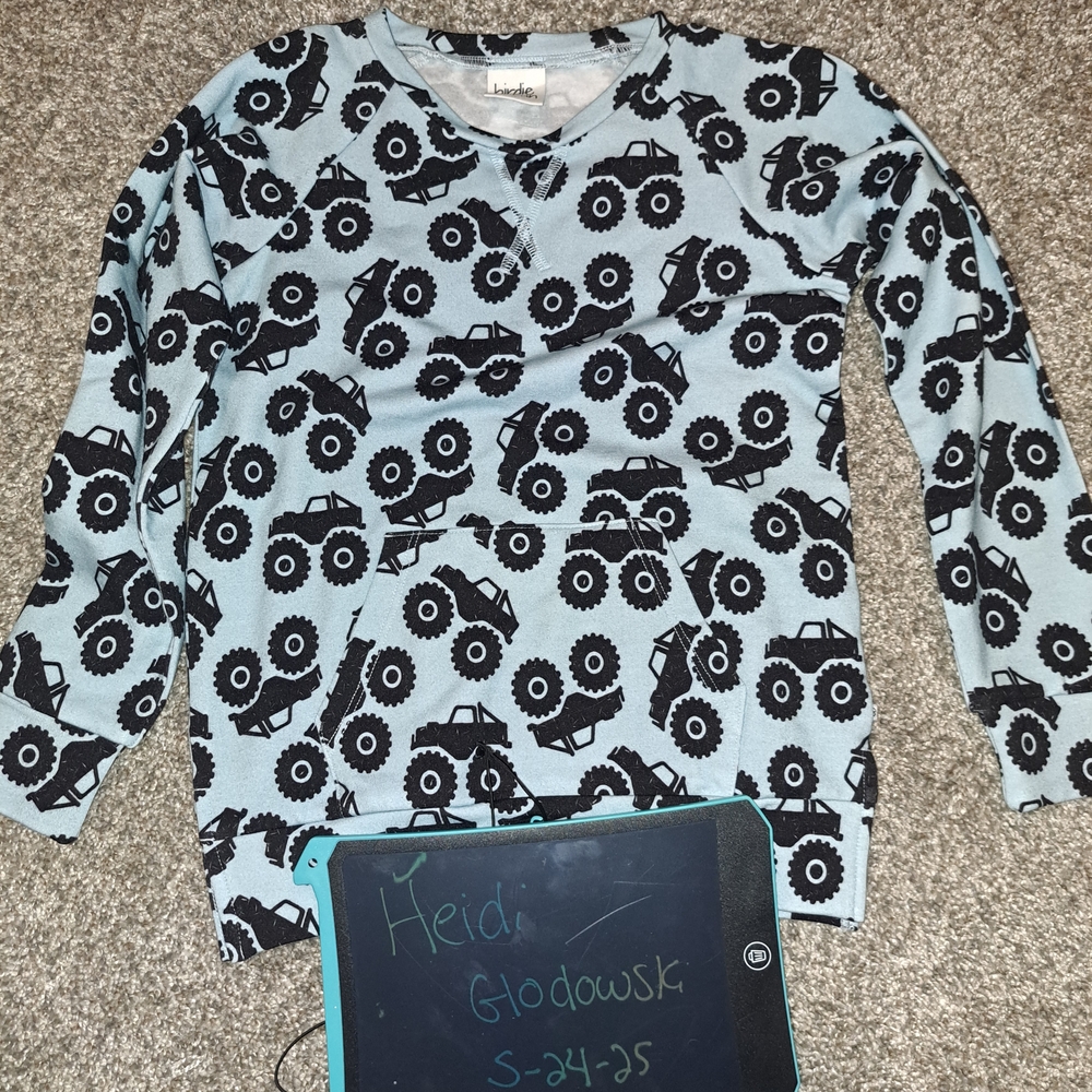 Birdie Bean Monster Truck Pullover